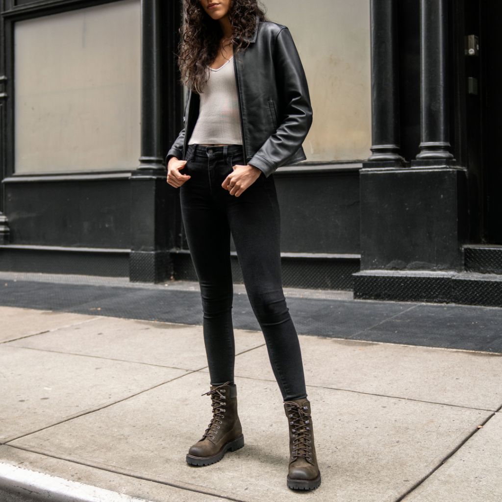 Women | Explorer | Dark Olive Suede