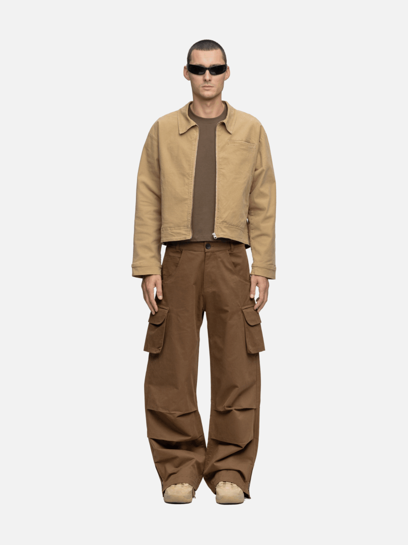 CANVAS JACKET WASHED DESERT