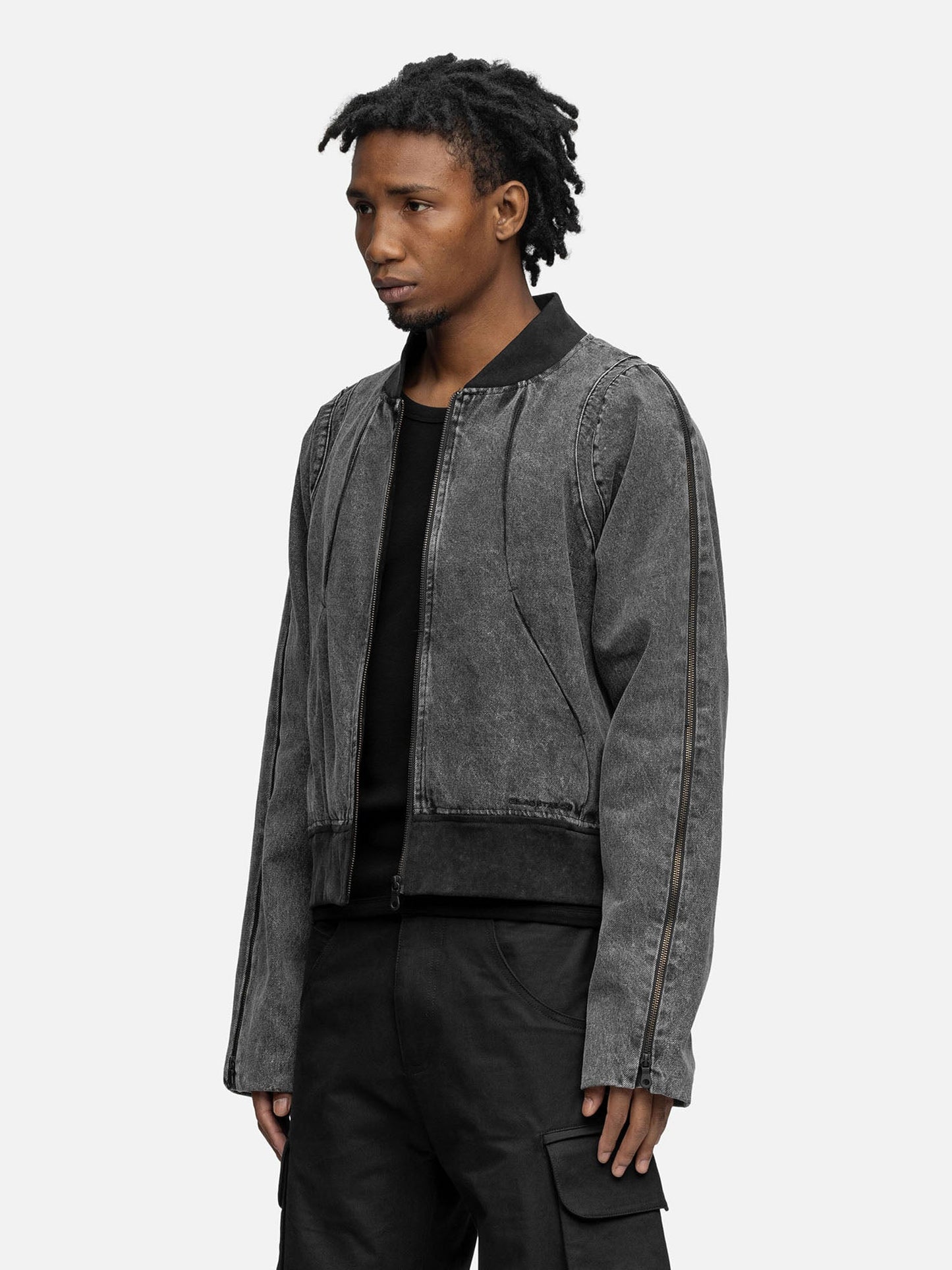 ZIPPER DENIM JACKET NOISE