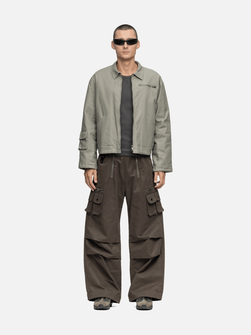 COTTON CANVAS JACKET THYME