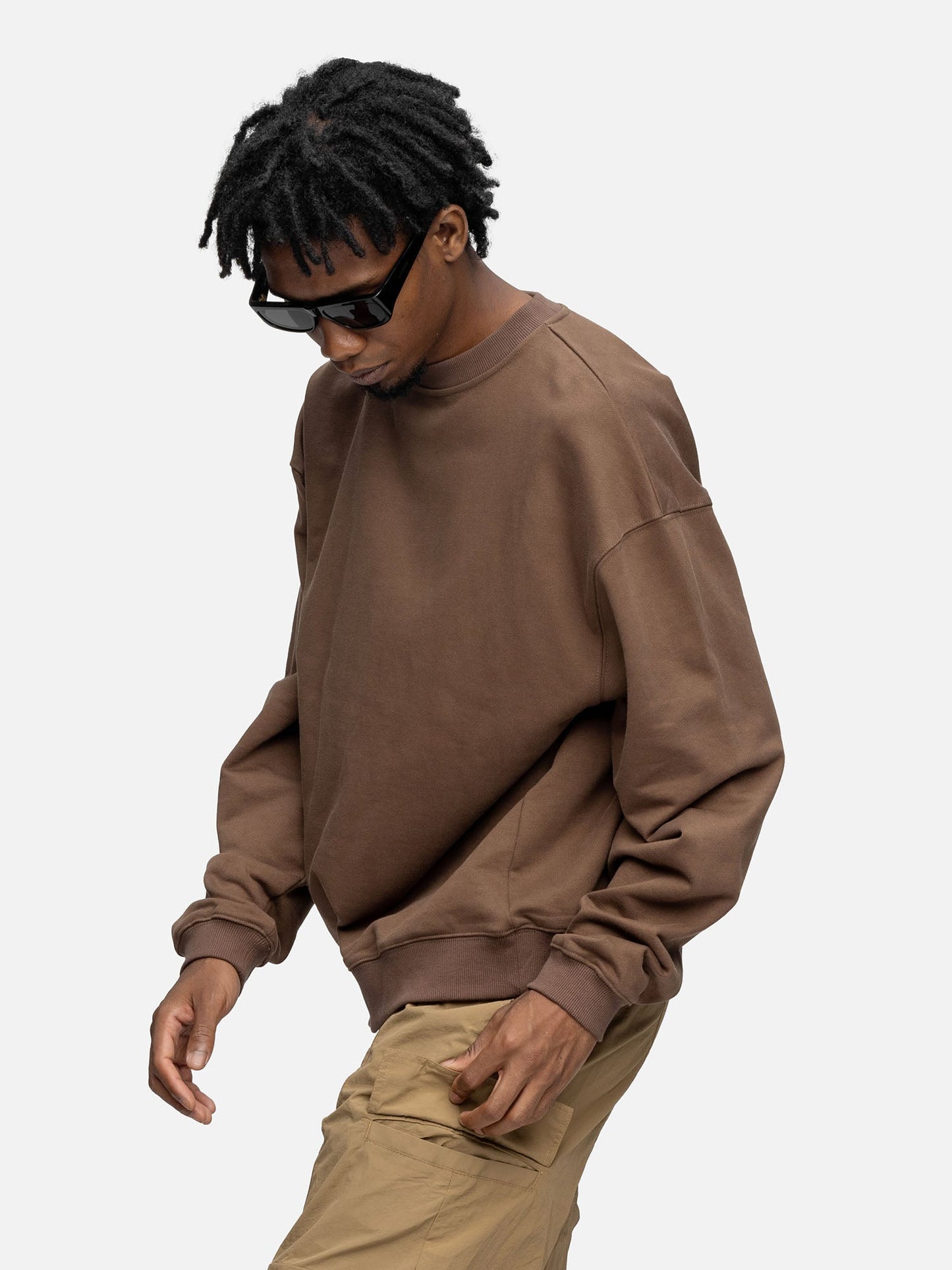 OVERSIZED SWEATSHIRT COCOA