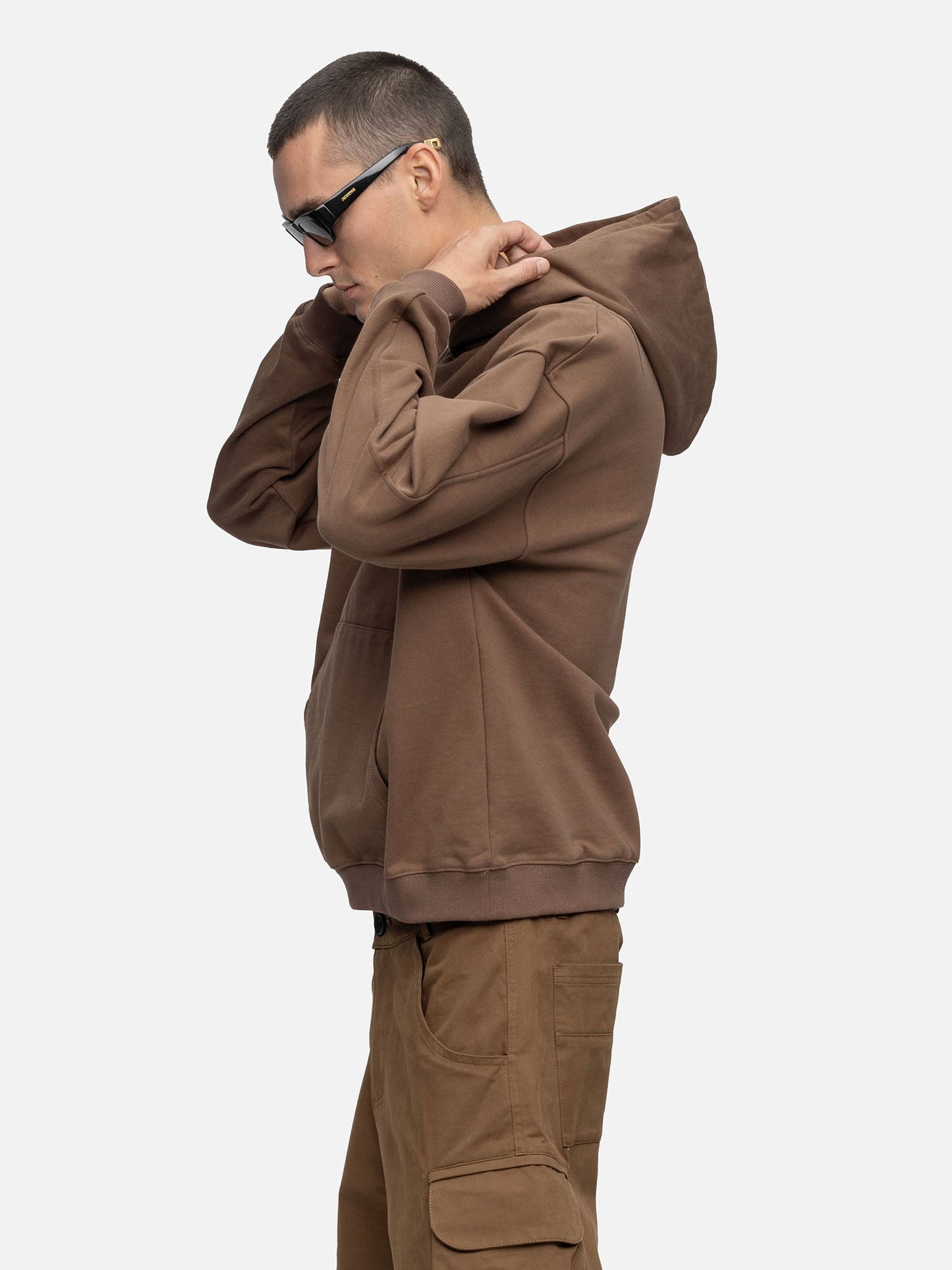 OVERSIZED HOODIE COCOA