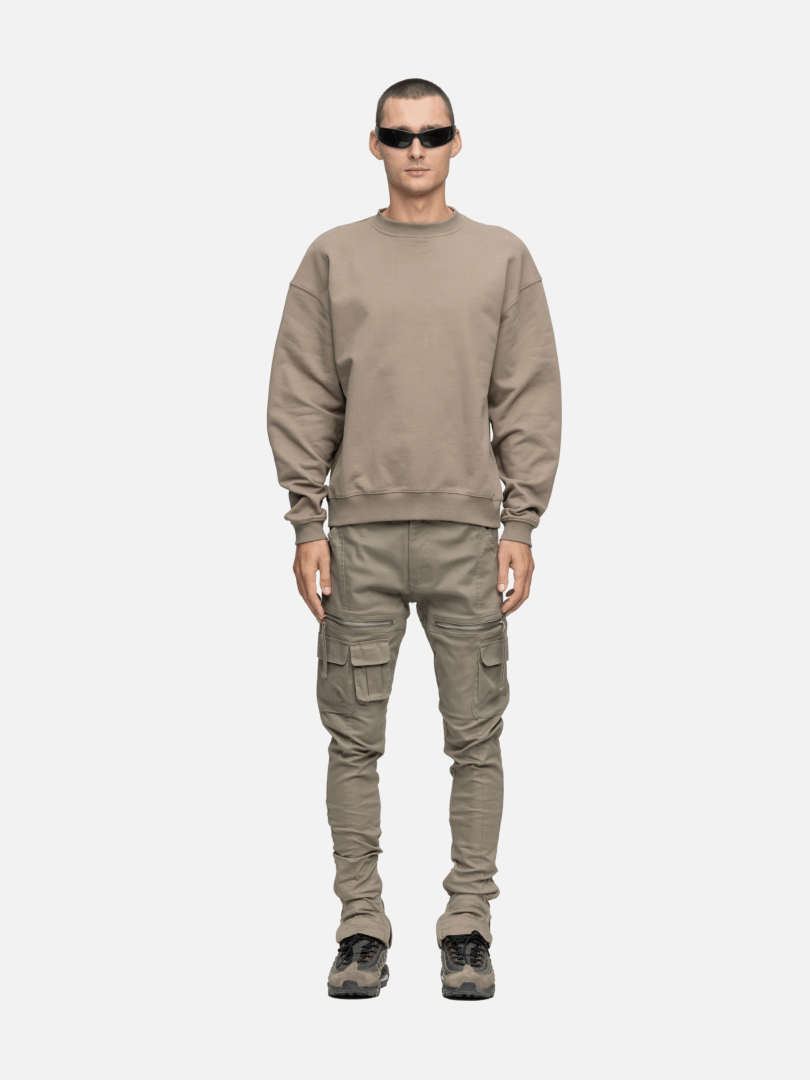 OVERSIZED SWEATSHIRT CEMENT