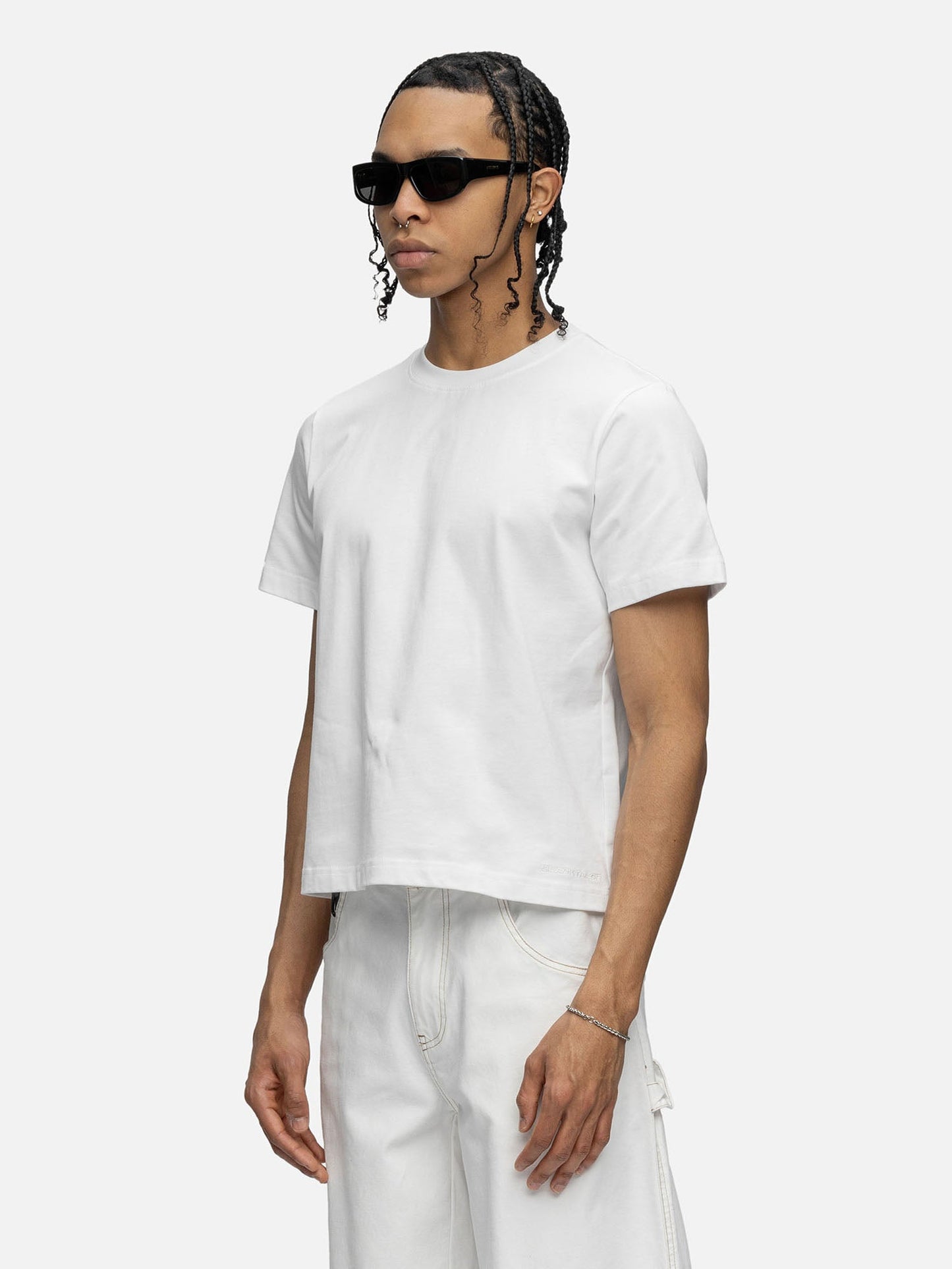 CROPPED T-SHIRT WHITE