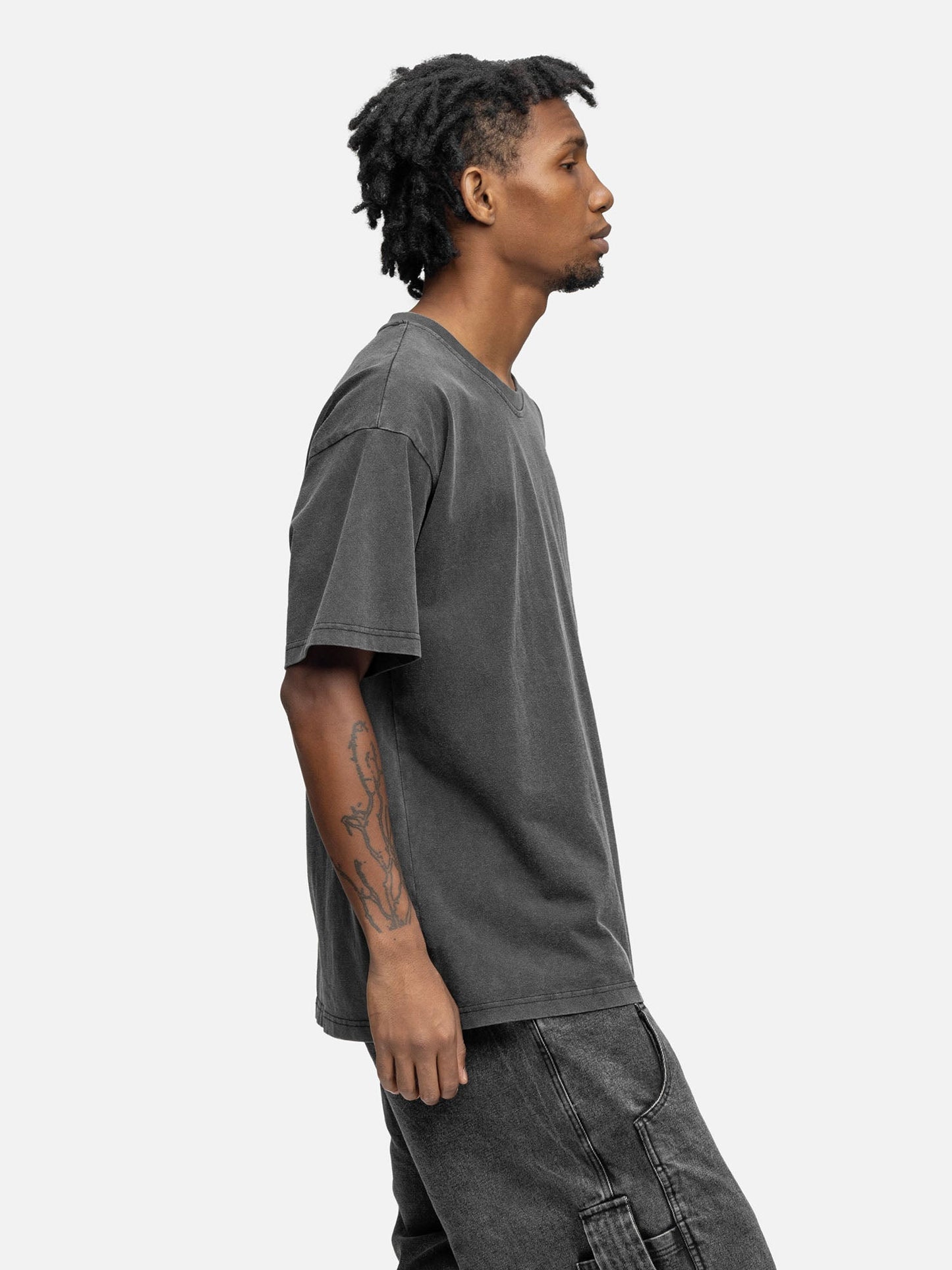 OVERSIZED T-SHIRT WASHED BLACK