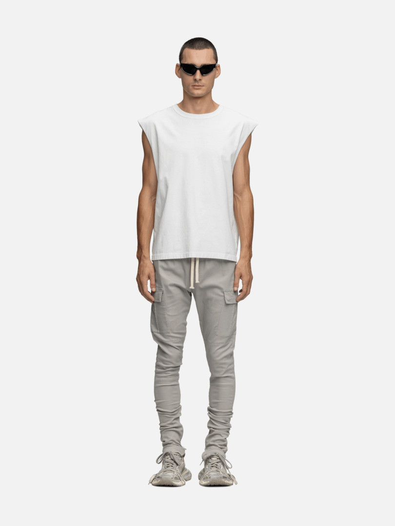 SLEEVELESS T-SHIRT WHITE