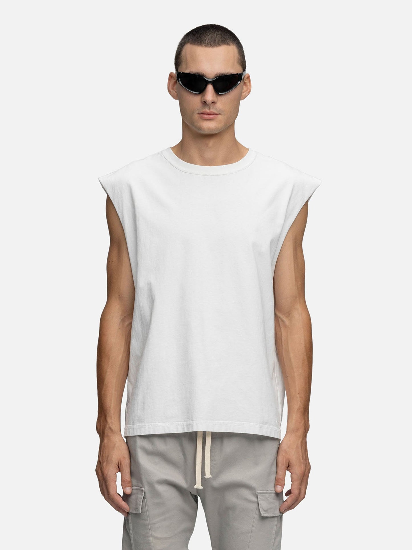 SLEEVELESS T-SHIRT WHITE