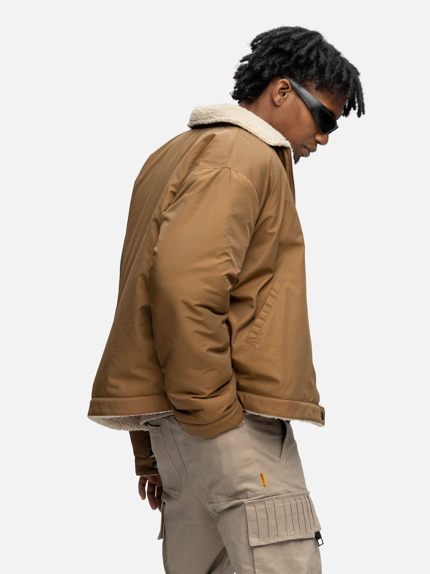 FLEECE JACKET BROWN