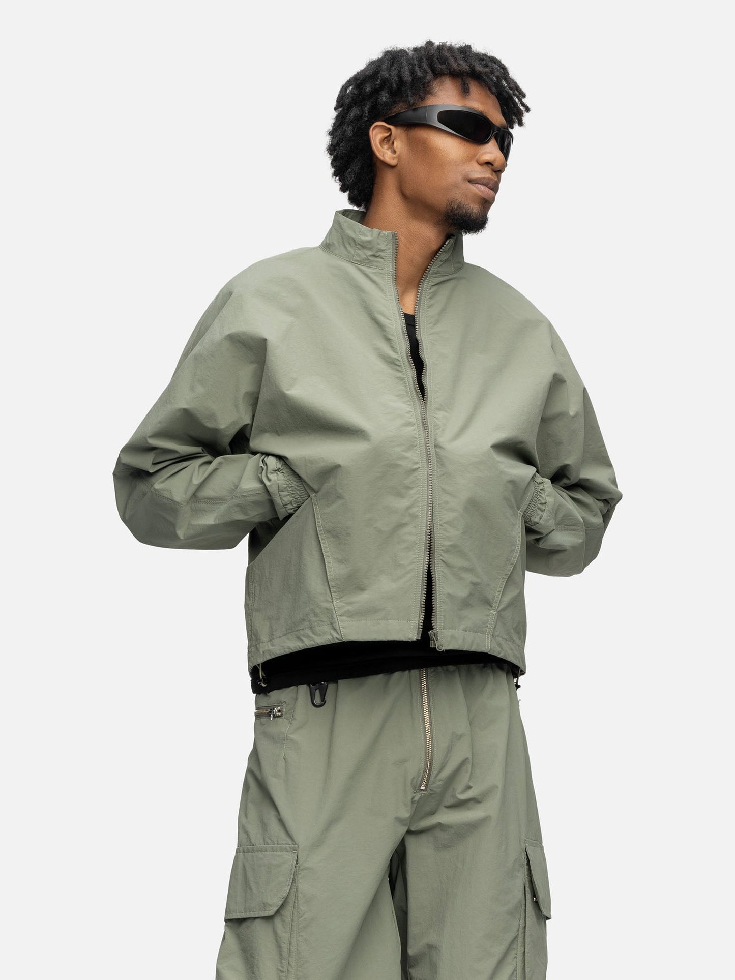 LAYERED JACKET SAGE