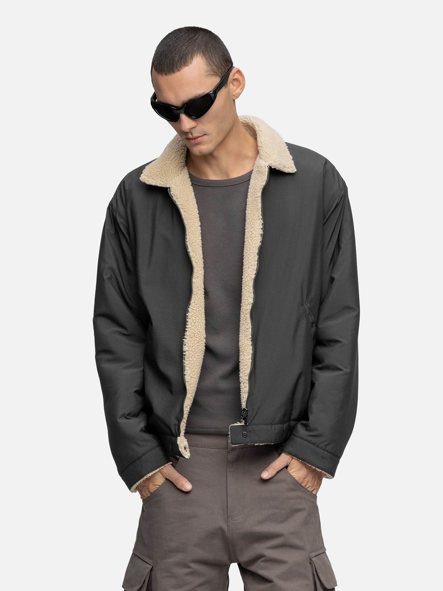 FLEECE JACKET BLACK