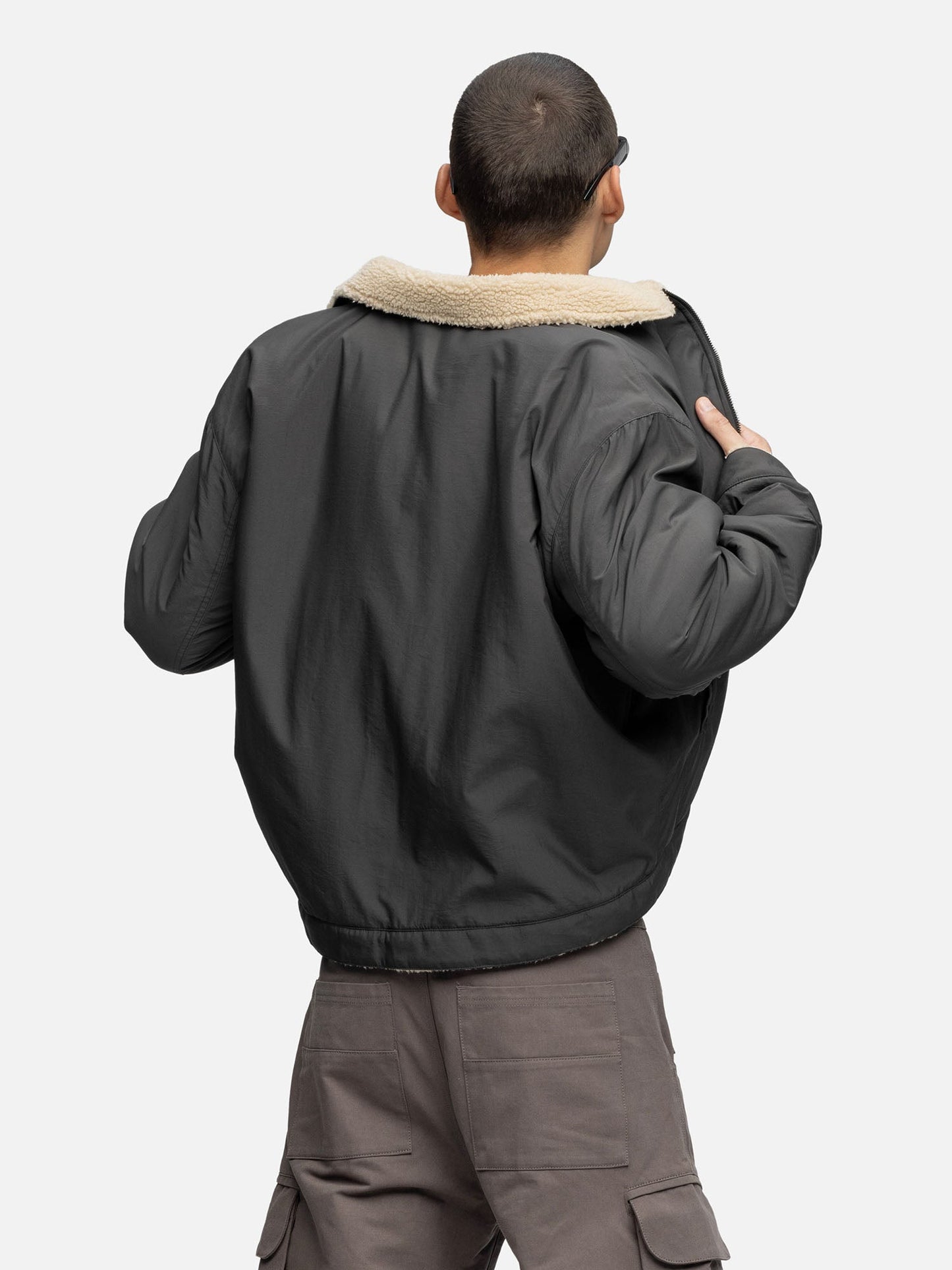 FLEECE JACKET BLACK