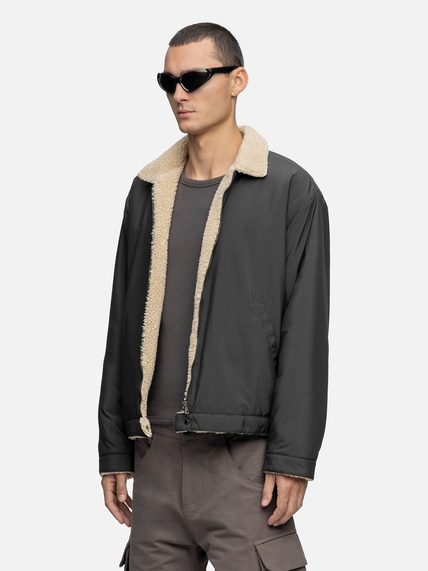 FLEECE JACKET BLACK