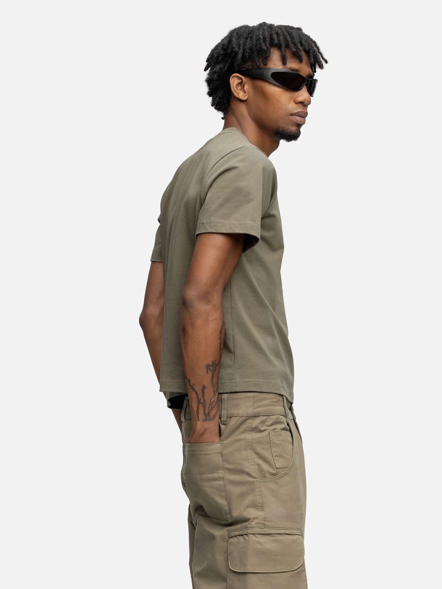 CROPPED T-SHIRT GREEN