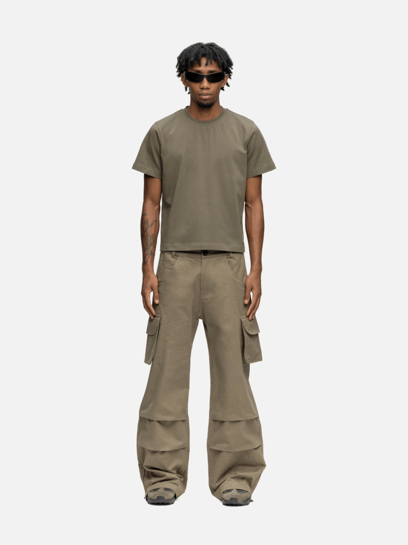 CROPPED T-SHIRT GREEN