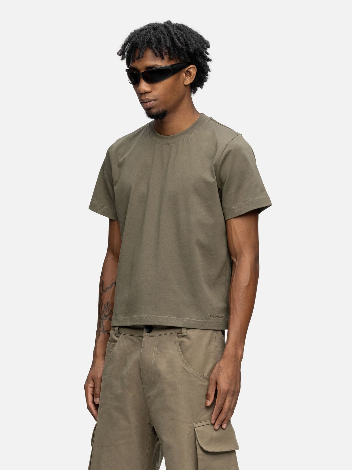 CROPPED T-SHIRT GREEN