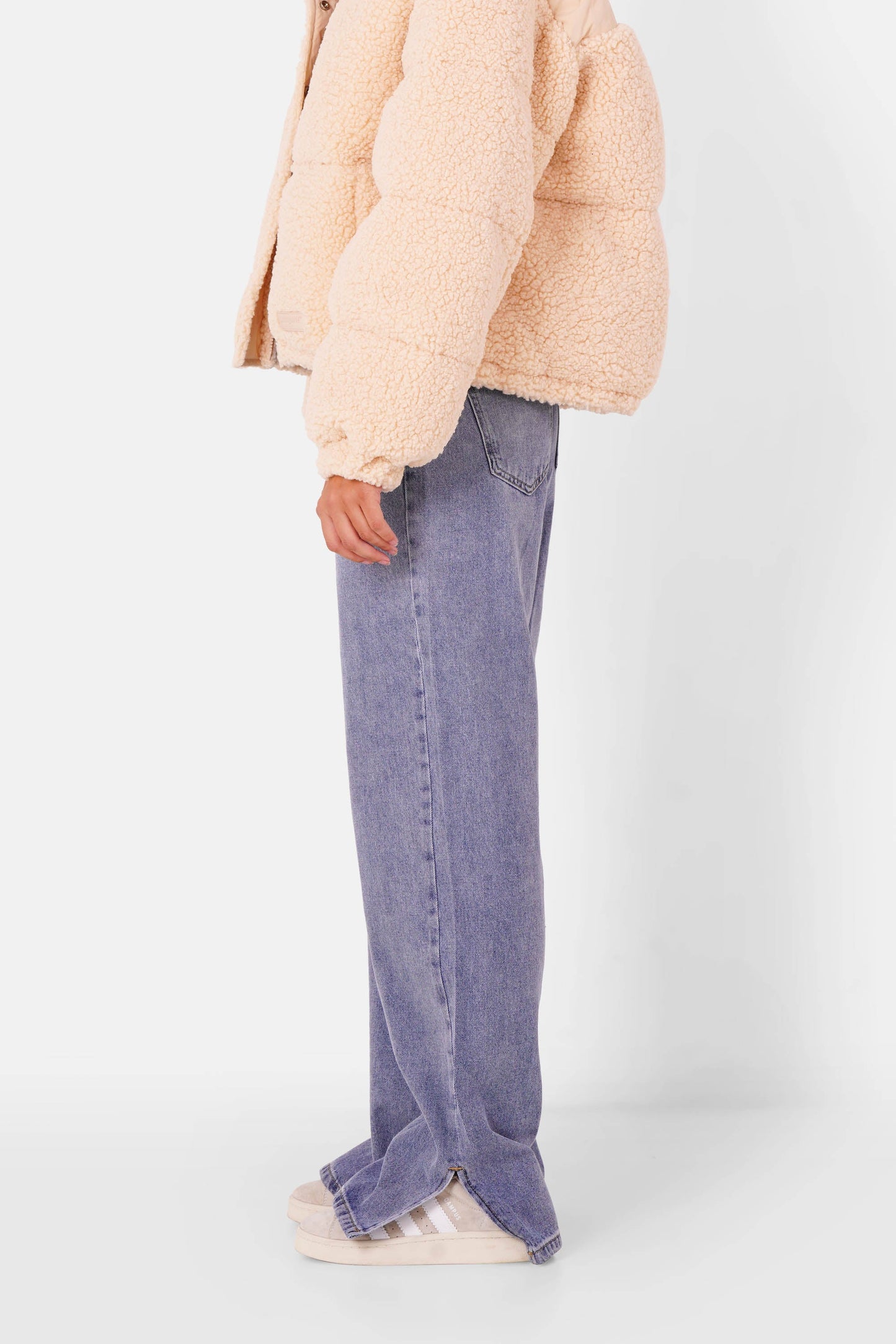 Open bottom jeans Blue