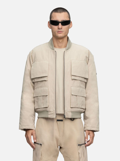 FUNCTIONAL BOMBER JACKET BIRCH
