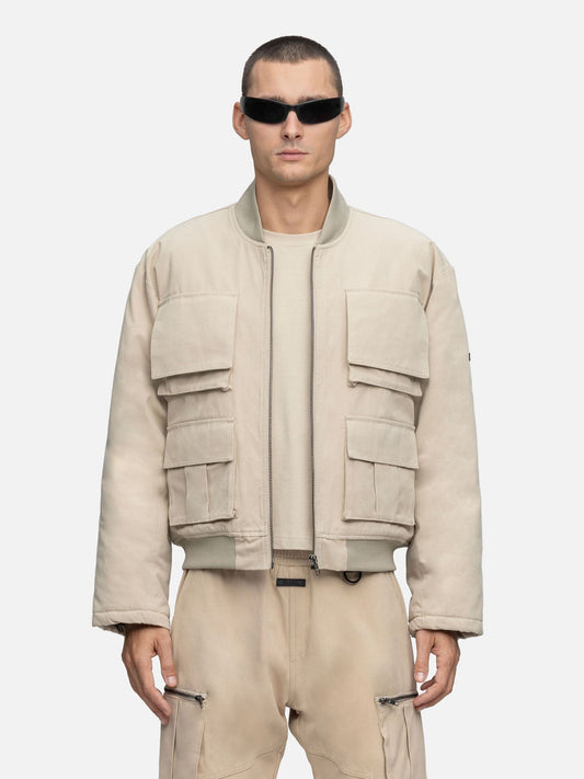FUNCTIONAL BOMBER JACKET BIRCH