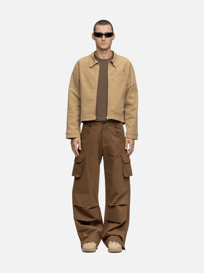 CANVAS JACKET WASHED DESERT