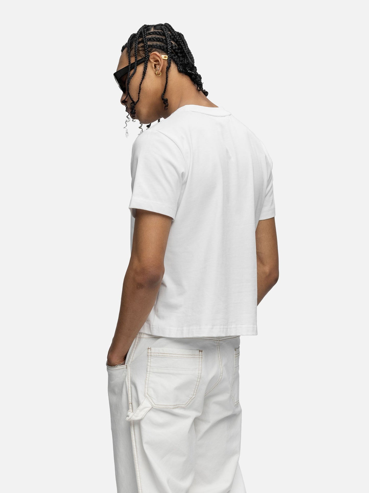 CROPPED T-SHIRT WHITE