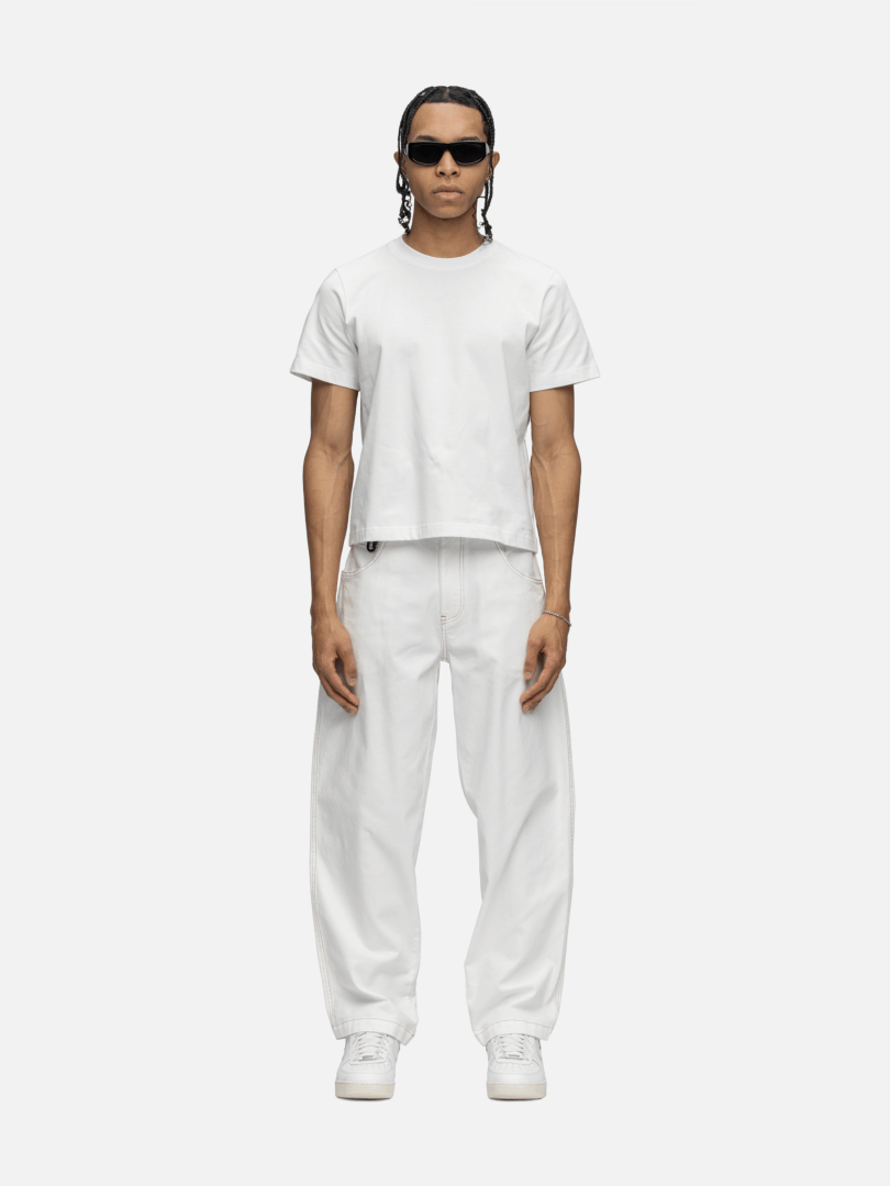 CROPPED T-SHIRT WHITE
