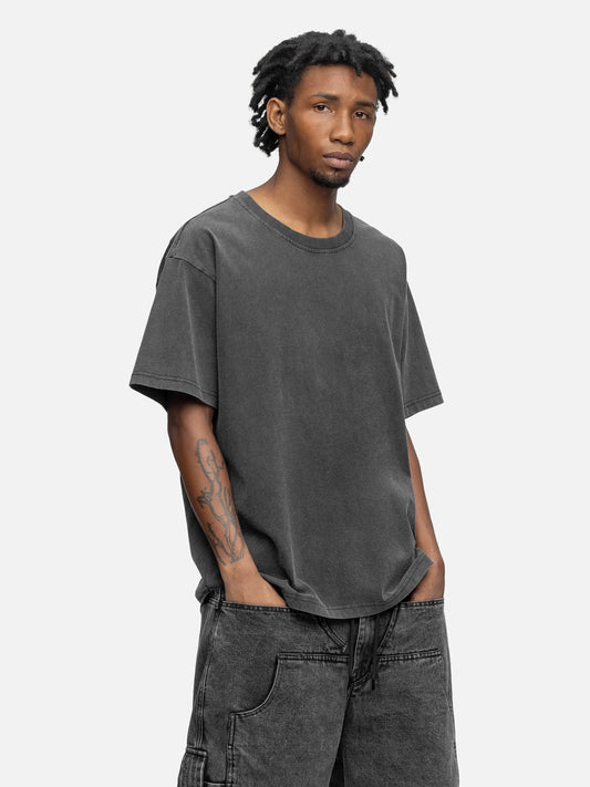 OVERSIZED T-SHIRT WASHED BLACK
