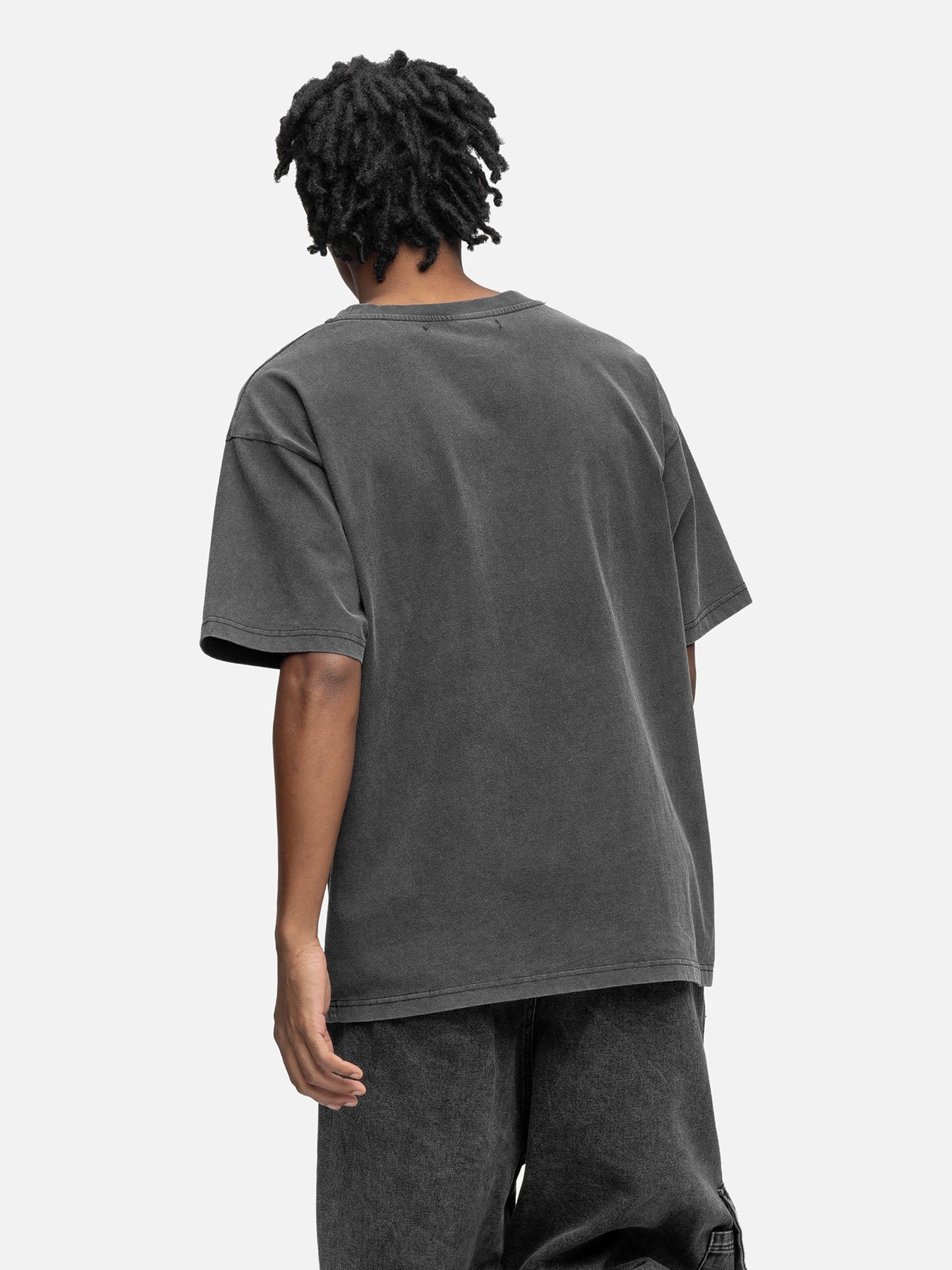 OVERSIZED T-SHIRT WASHED BLACK