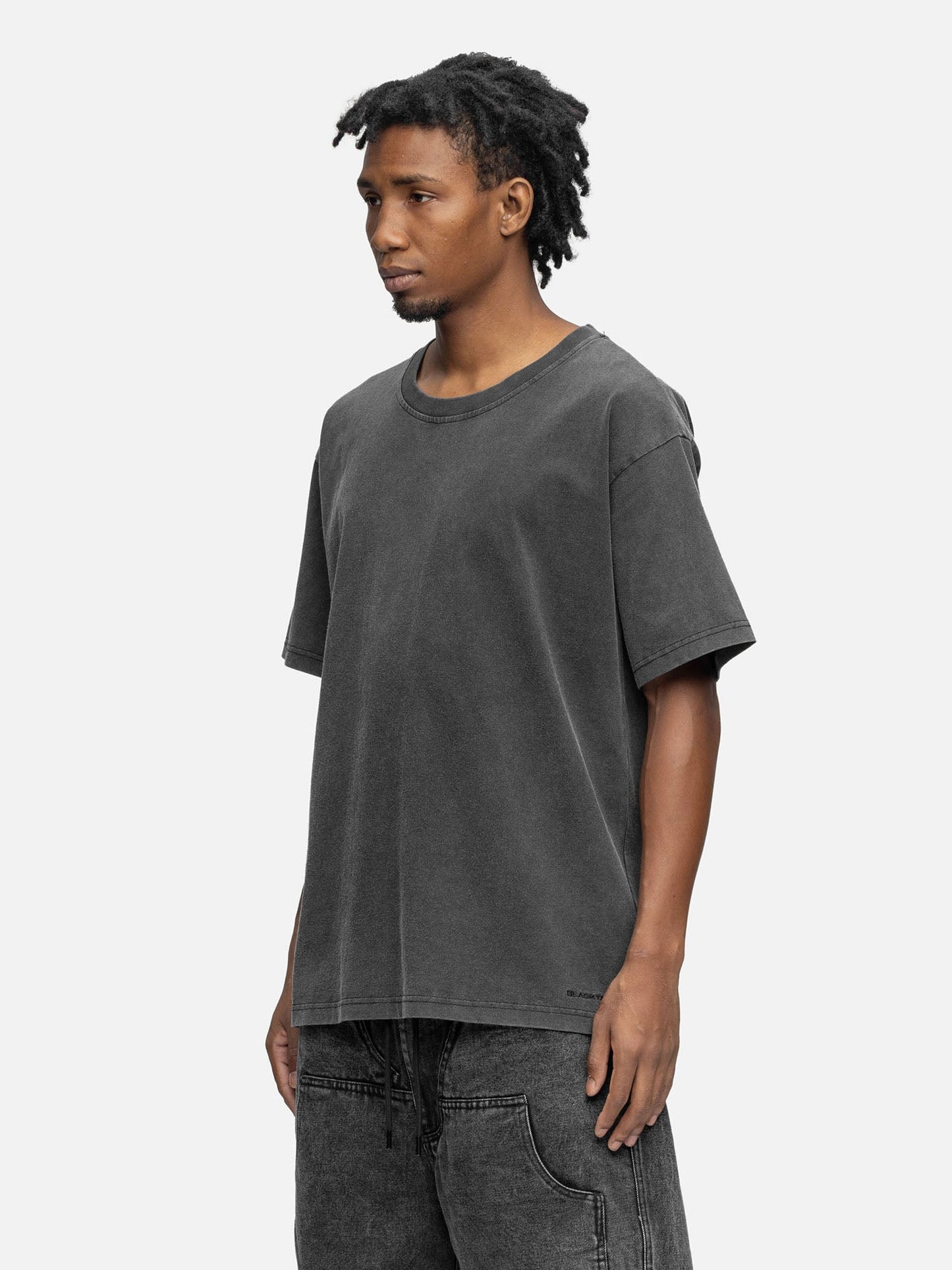 OVERSIZED T-SHIRT WASHED BLACK