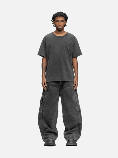 OVERSIZED T-SHIRT WASHED BLACK