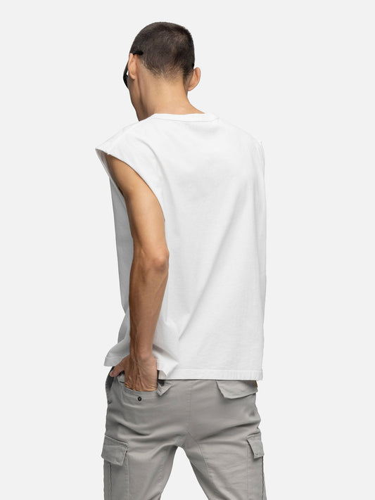 SLEEVELESS T-SHIRT WHITE