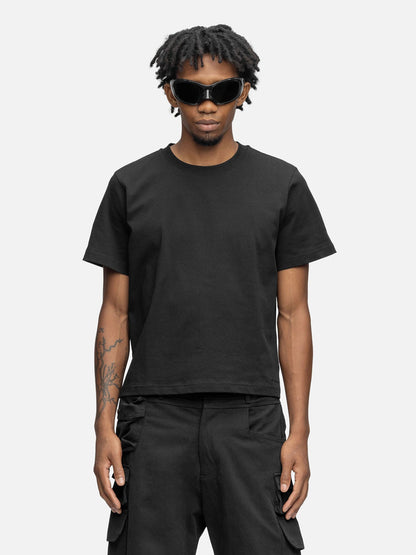 CROPPED T-SHIRT BLACK