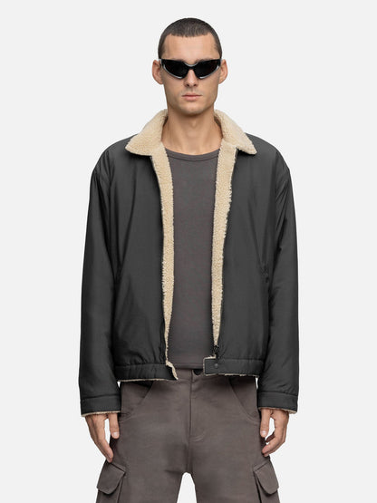 FLEECE JACKET BLACK