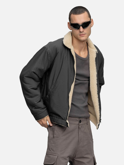 FLEECE JACKET BLACK