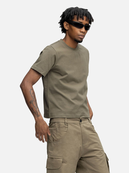 CROPPED T-SHIRT GREEN