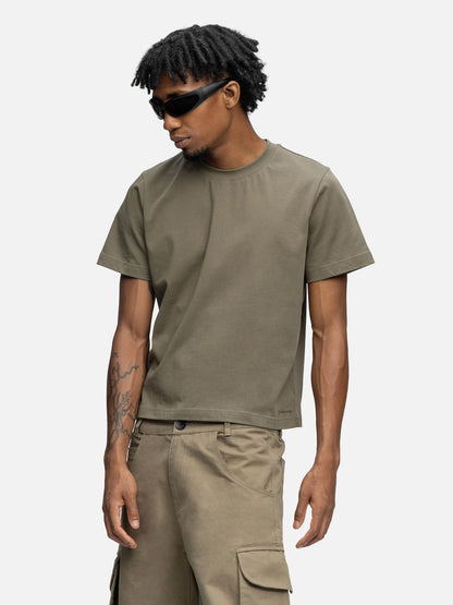 CROPPED T-SHIRT GREEN