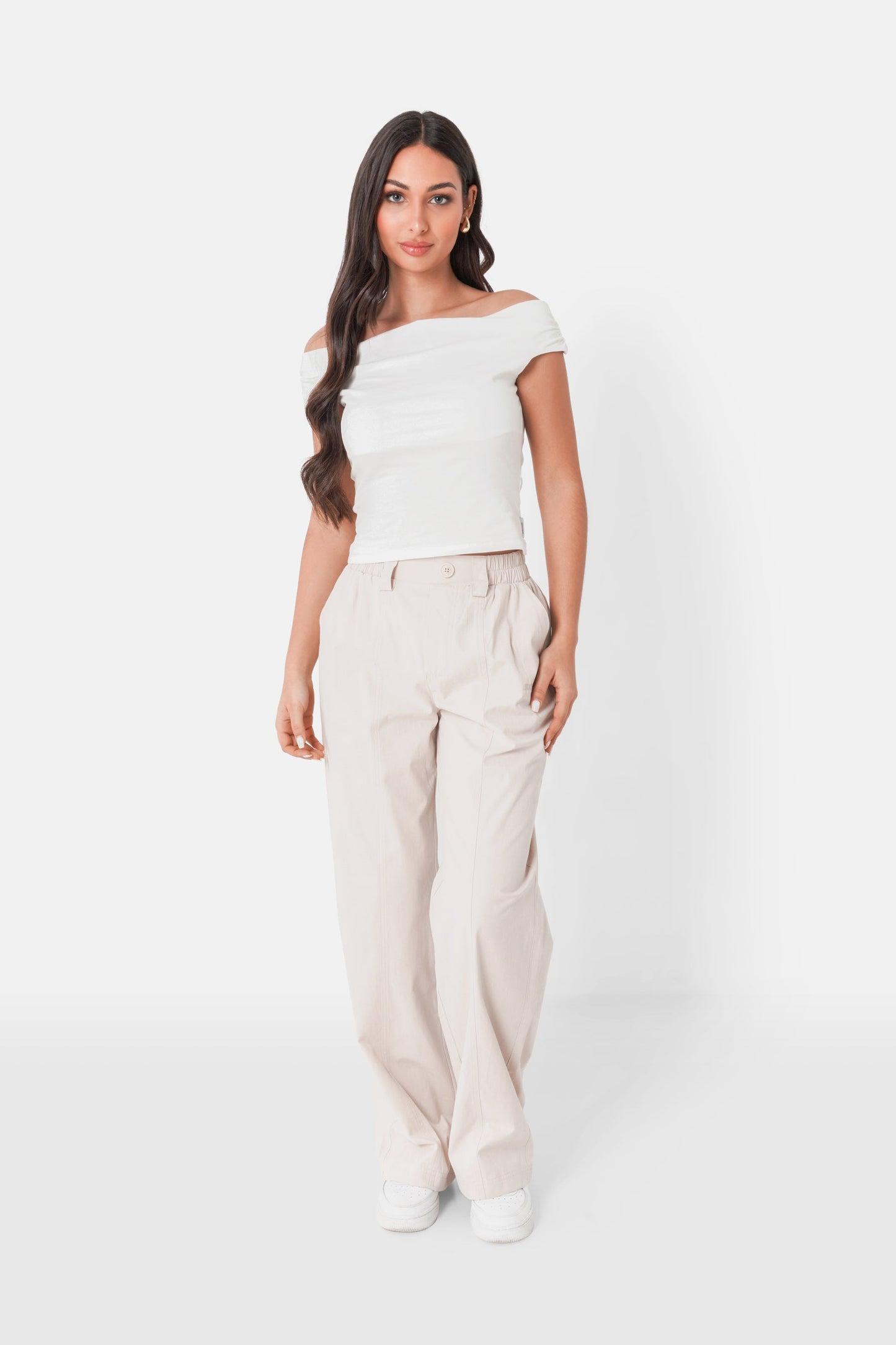 utility cargo pants Beige