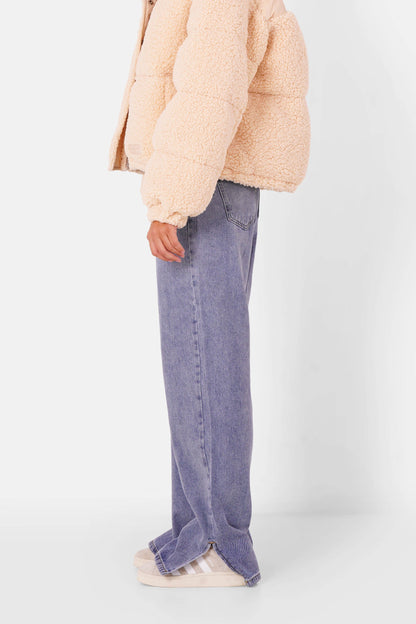 Open bottom jeans Blue
